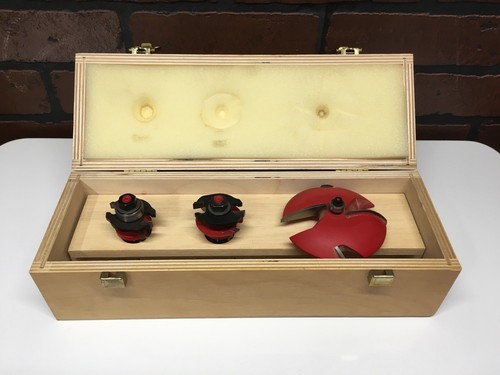 Freud 97-102 3-pc RAISED PANEL ROUTER BIT SET 99-518 99-260 99-260 Cabinet Door