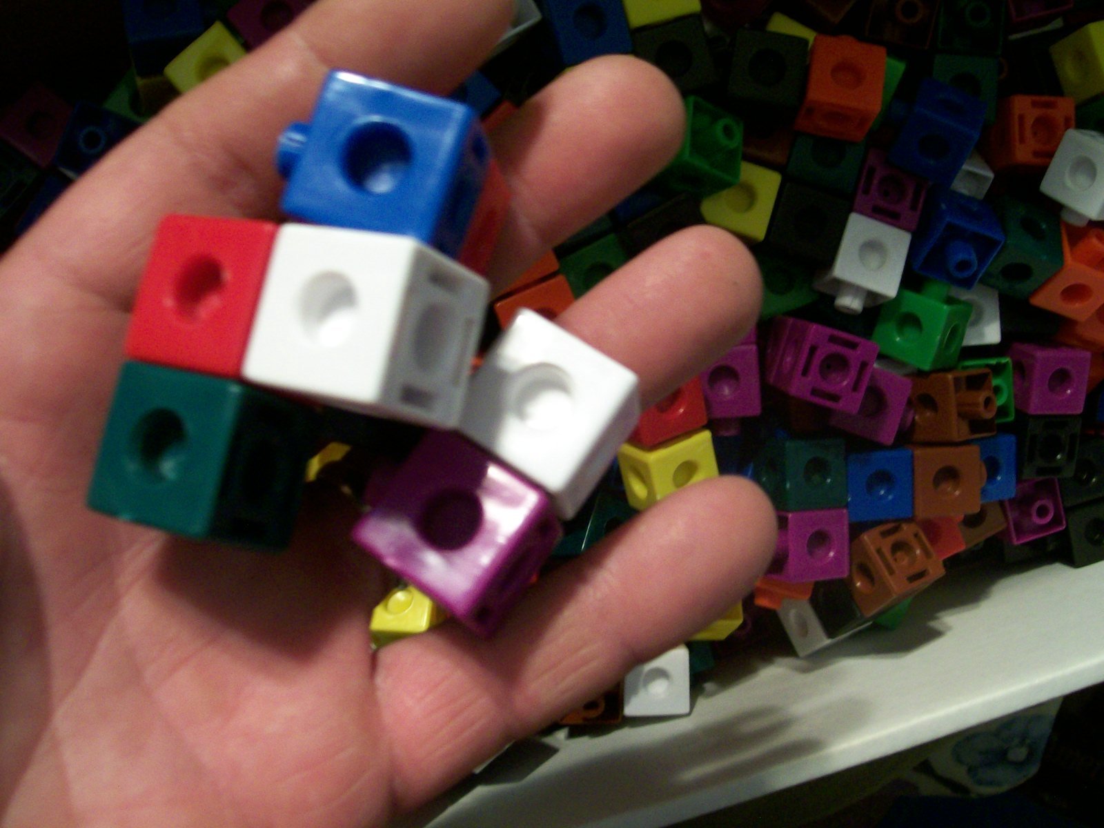 Investigations Kindergarten Single Plastic Building Blocks No. 47123 Approx 1050