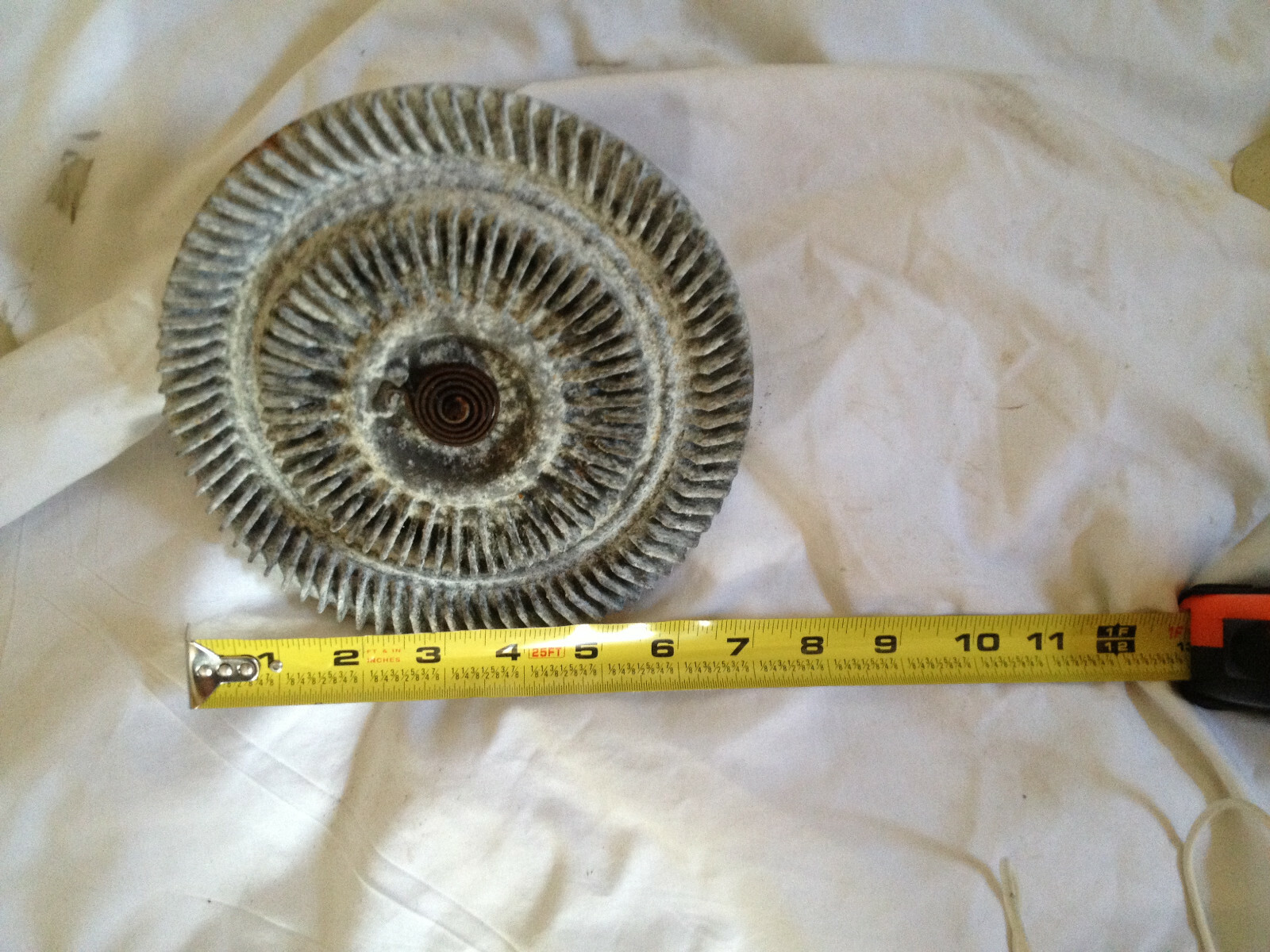 vintage  metal  fan blades/cast faucet spinner/ fly wheel -steampunk/art/ design