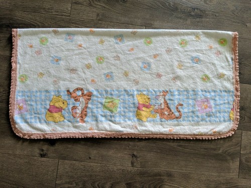 With Crochet Edging Winnie The Pooh