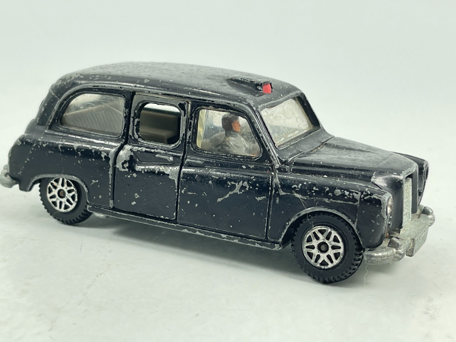 Vintage Dinky Toys England Austin Taxi Car Black Working