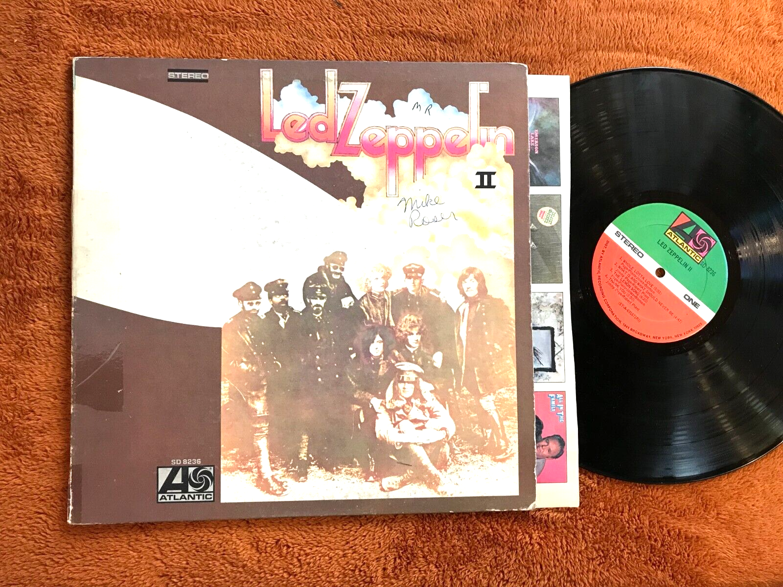 【AT/GP刻印】Led Zeppelin II マニア必見　SD8236 US AT/GP刻印】Led Zeppelin II マニア必見 SD8236 US Led Zeppelin