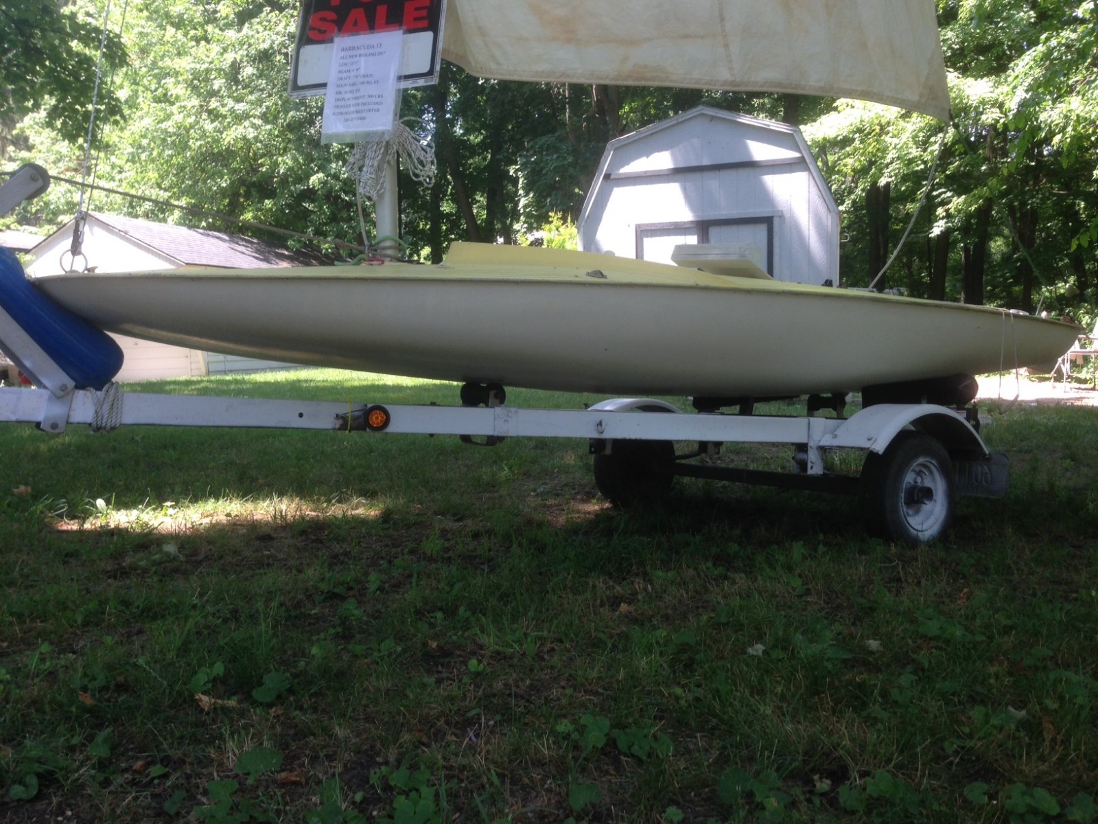1967 Chrysler 13' Barracuda Sailboat