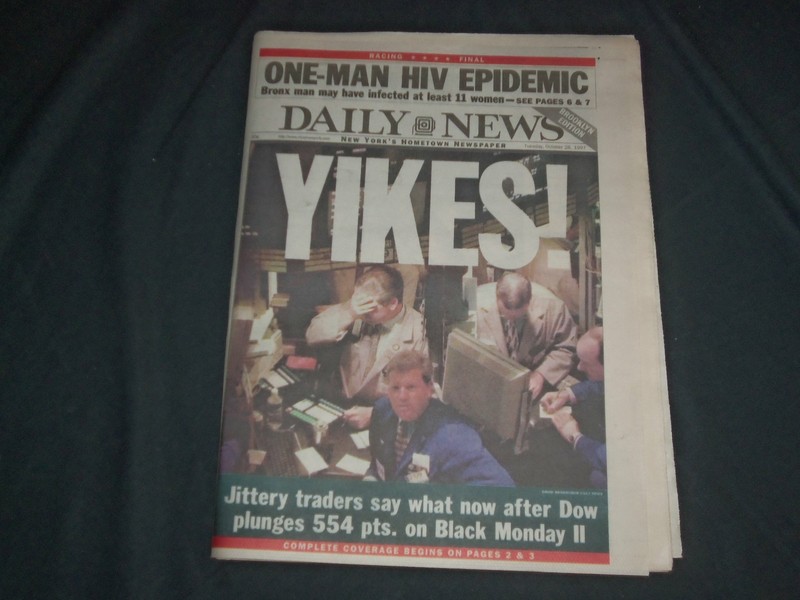 1997 OCT 28 NEW YORK DAILY NEWS NEWSPAPER - STOCK
