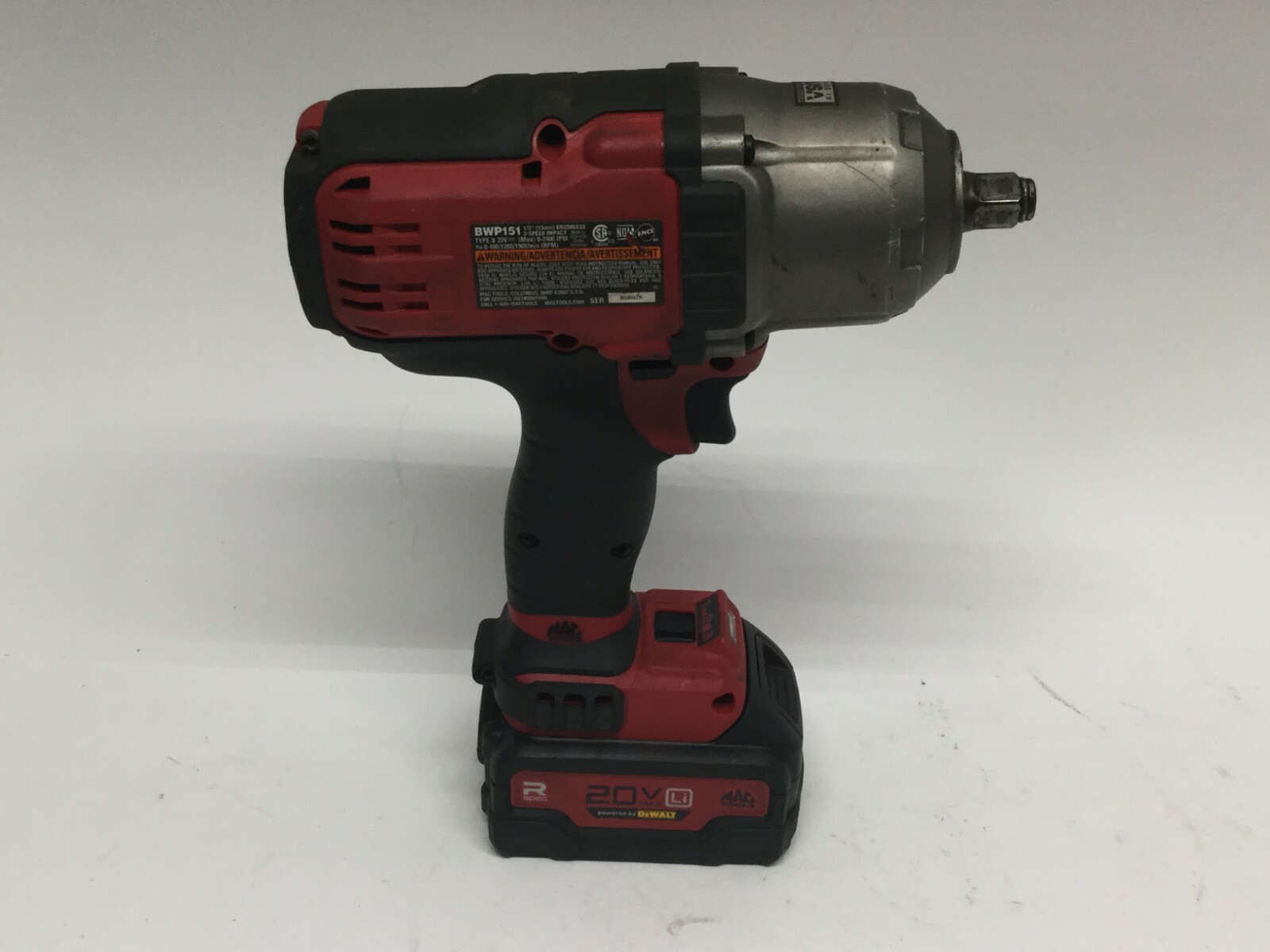 Mac Tools 20V 1/2