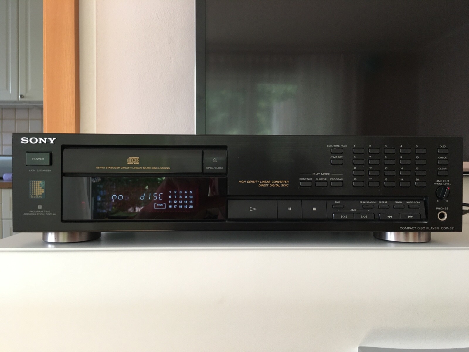 Sony CDP-591 Compact Disc Player Custom File Zustand GutのeBay公認