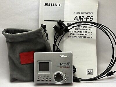 AIWA AM-F80 アイワ 録音 RECORDING ポータブルMDプレーヤー