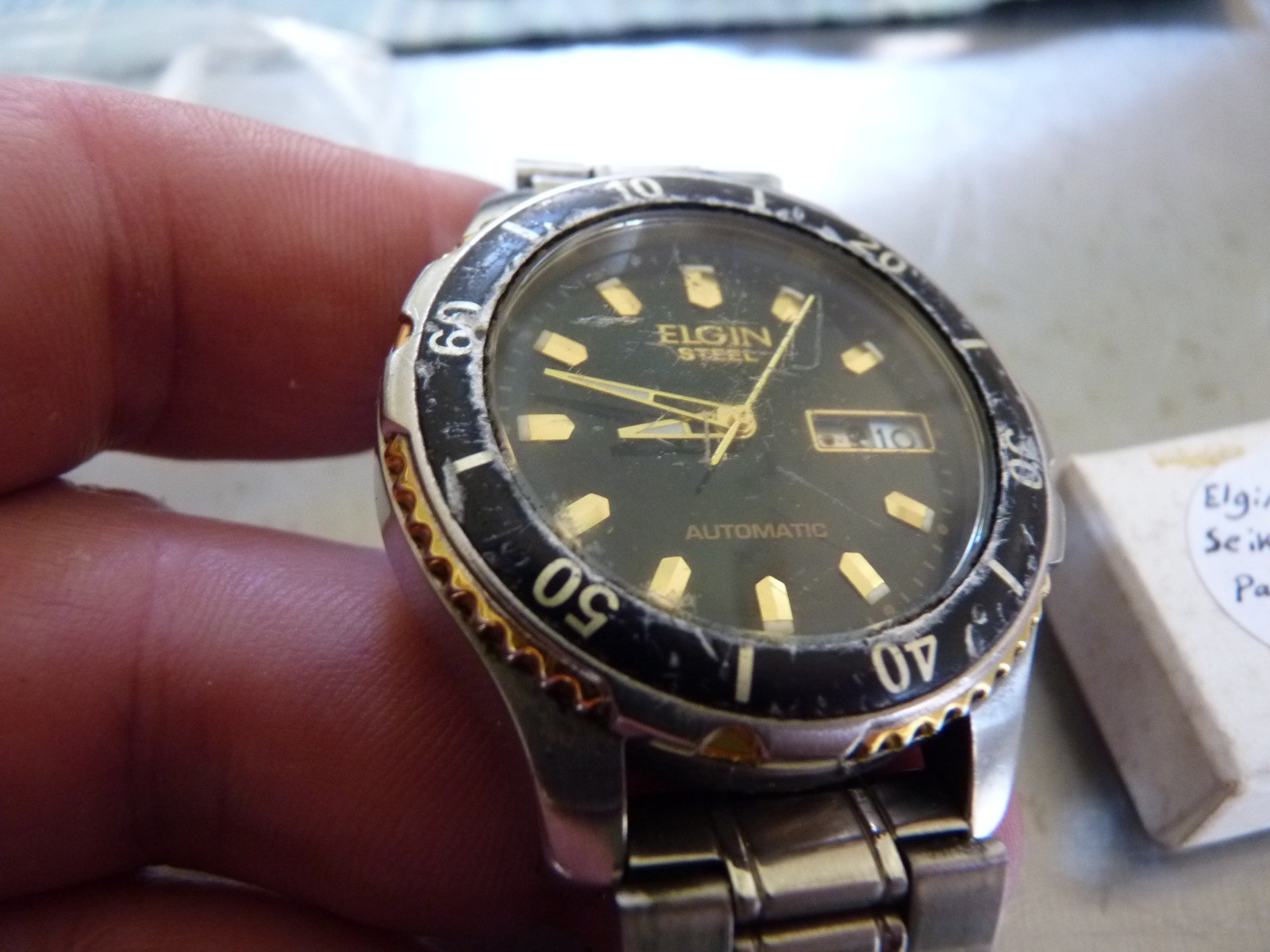 Vintage Watchmakers Elgin Automatic Divers Watch