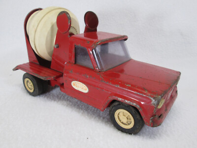 Vintage 1960's Mini-Tonka Jeep Cement Mixer truck no. 77