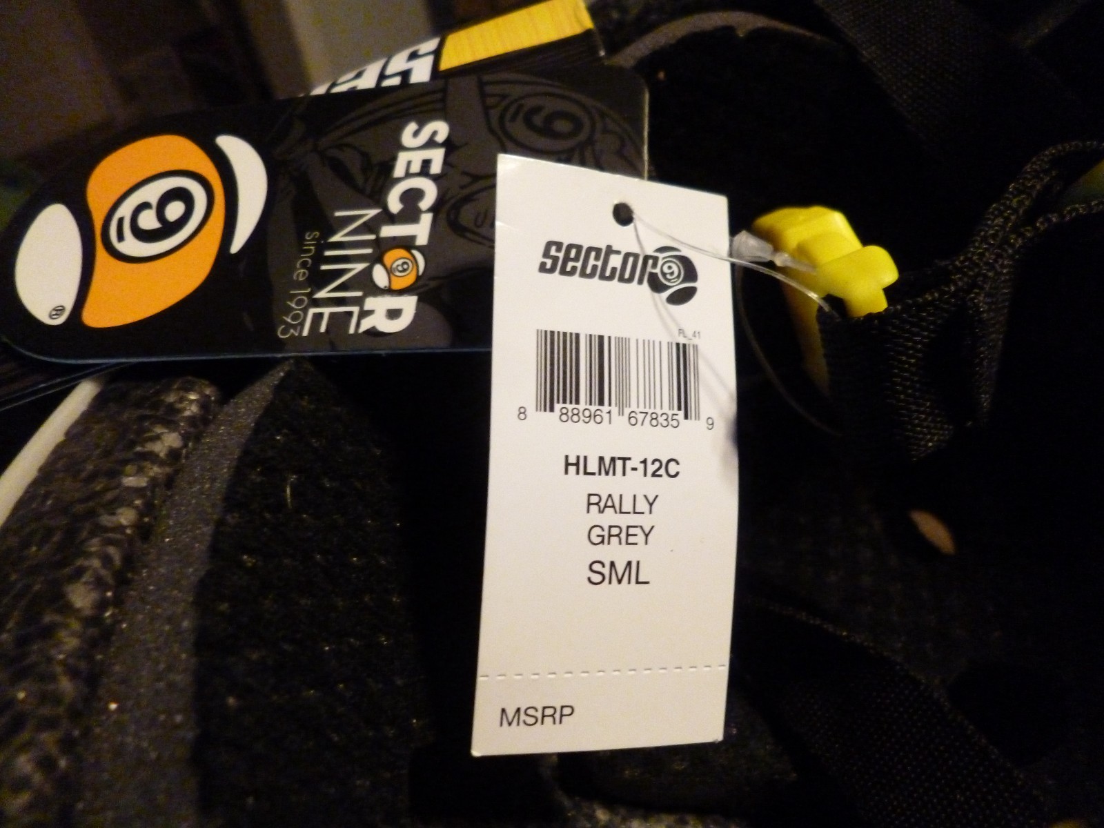 Sector 9 Rally Helmet - SMALL Grey