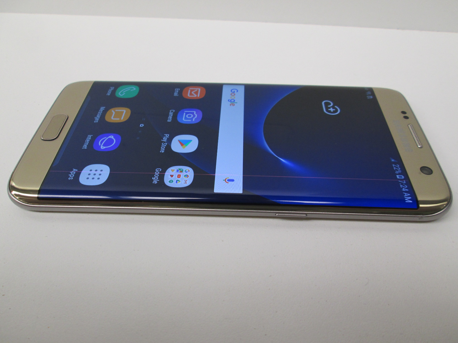 Samsung Galaxy S7 edge SM-G935P - 32GB -Gold Platinum (Sprint) (Unlocked) *READ*