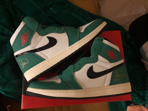 lucky green jordan 1 unboxing