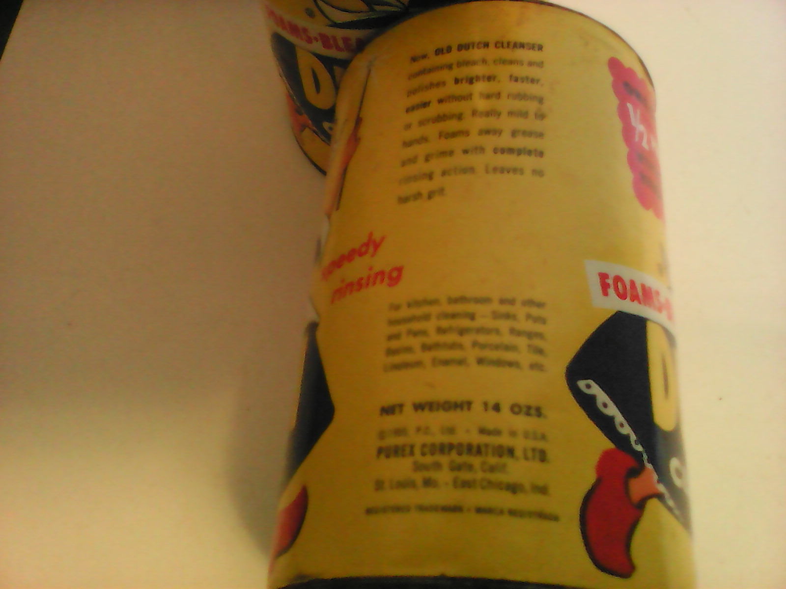 Vintage Dutch Cleanser, 2 cans, unopened, never used