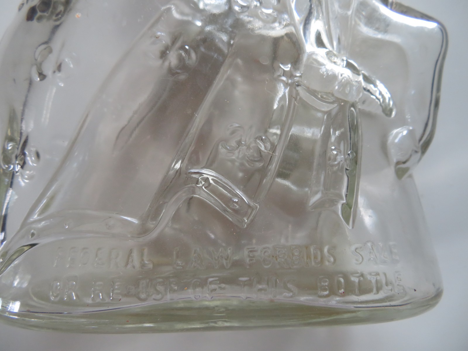 Renaissance Antique collectible Rare Joan of Arc old suit of  armor bottle horse