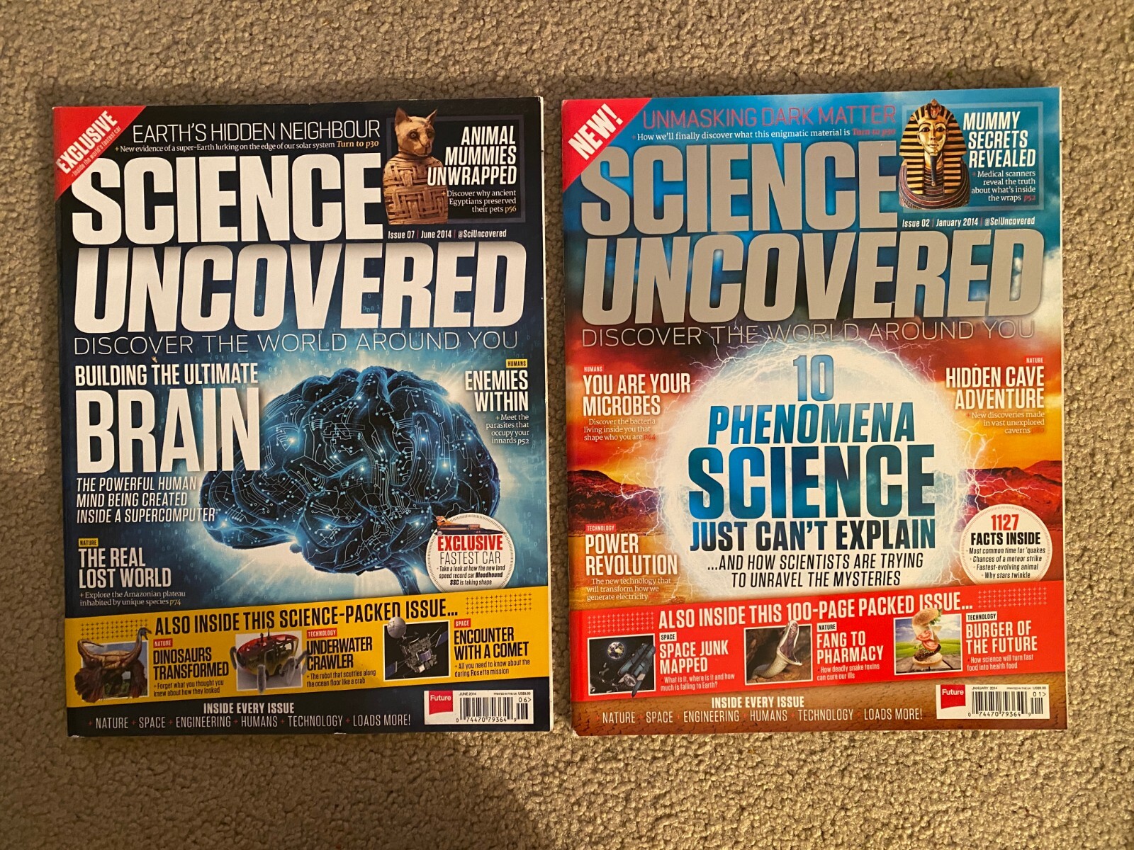 Magazine Lot: Science Undiscovered January/June 2014 #2/7 | eBay