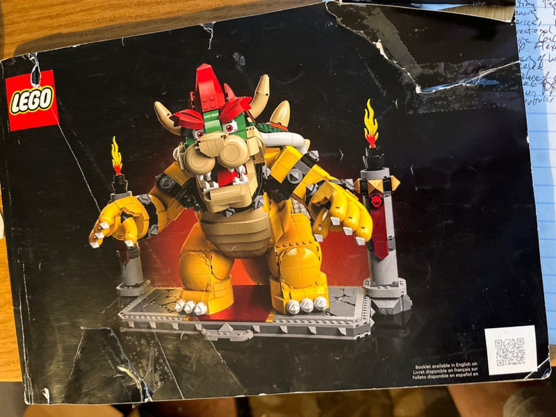 INSTRUCTION MANUAL ONLY from LEGO 71411 The Mighty Bowser, Instructions