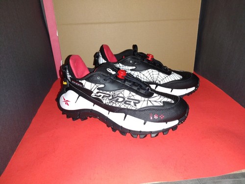 Reebok Zig Kinetica 2.5 Edge x Spyder Low White Black Scarlet