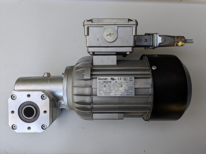 Rexroth Moteur ÉLectrique 3siek63-4c2/339 3842547992 + Transmission 3842527870