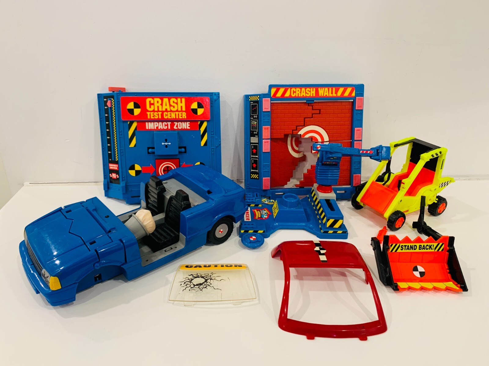 クラッシュダミー　TYCO CRASH DUMMIES DUMMY DERBY Crash Dummies Parts Accessories Damaged Broken Car Playset