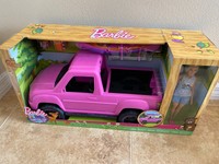 barbie camping fun doll truck & kayak