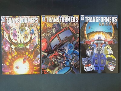 Transformers Unicron #6 A/B & 1:10 Variants IDW