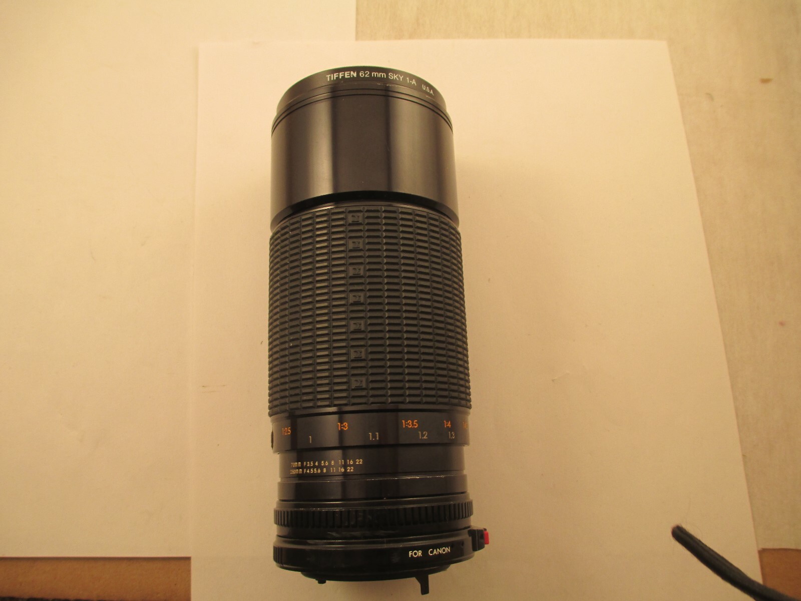 Sigma Zoom II 70-250MM 1:3.5-4.5 Lens For Canon (For Cannon