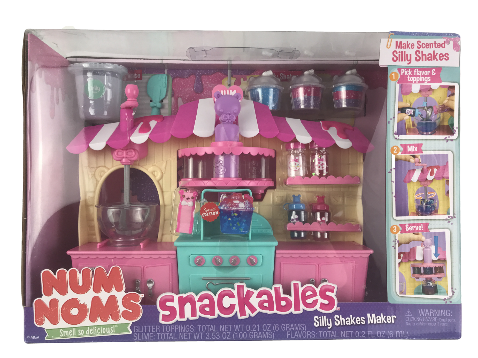 num noms snackables silly shakes maker
