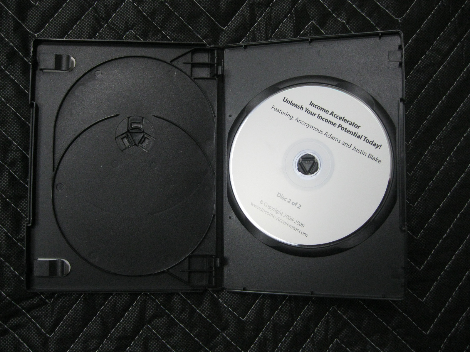 Justin Blake 2 CD Set: INCOME ACCELERATOR (2 Disc) Anonymous Adams 2008