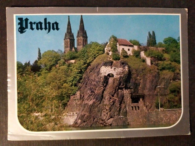 Praha Postcard Stamp Universita Karlova Prague  Carte Postale