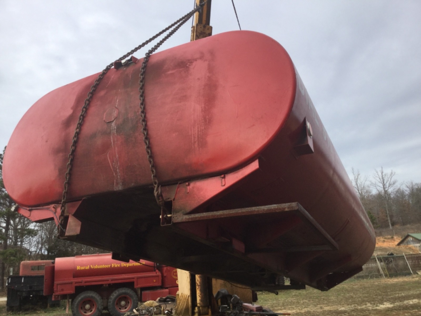 2500 gallon stainless steel tank