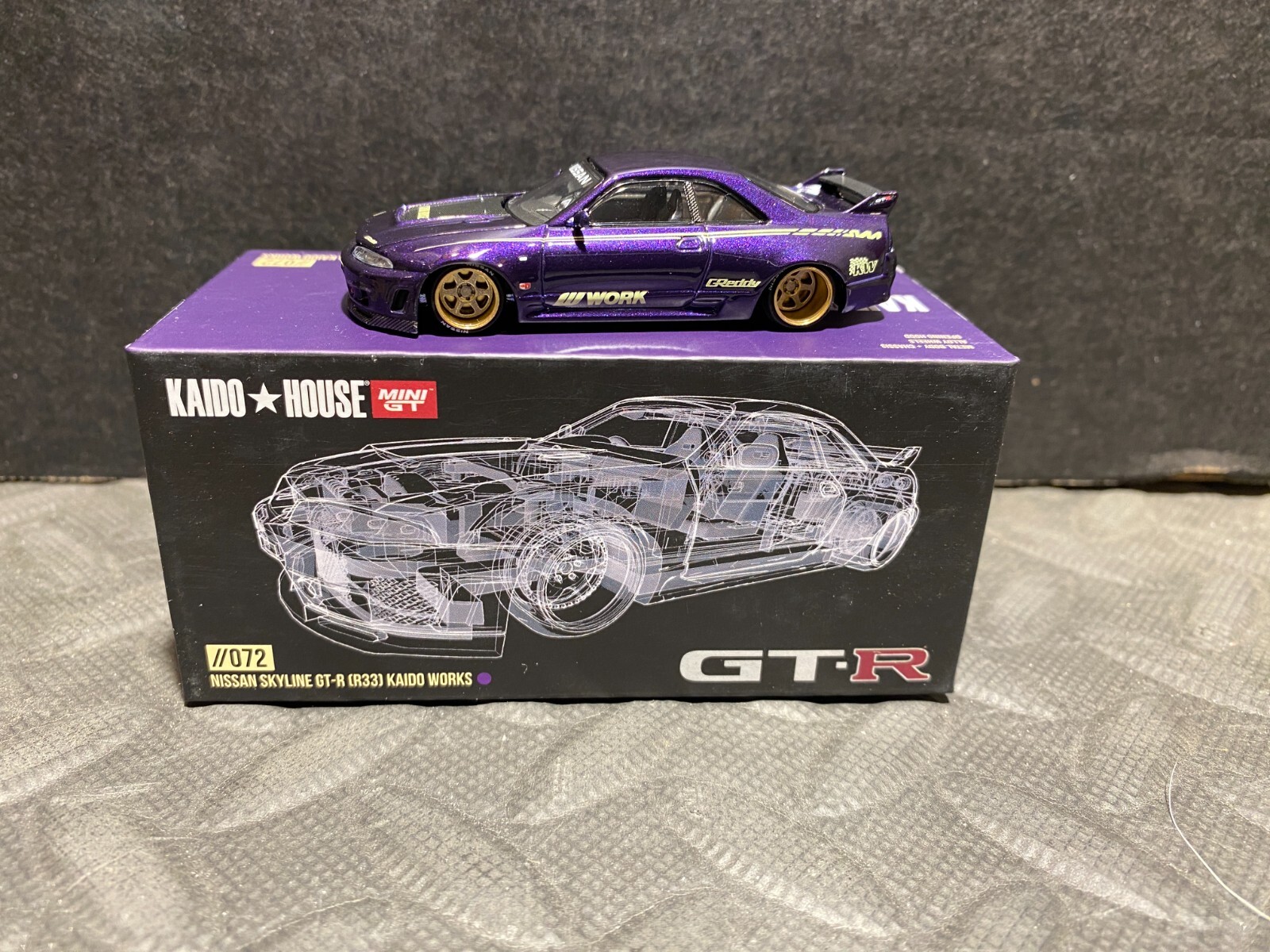1/64 MINI GT KAIDO HOUSE #72 1994 NISSAN SKYLINE GT-R R33 1/64 MINI GT KAIDO HOUSE #72 1994 NISSAN SKYLINE GT-R R33