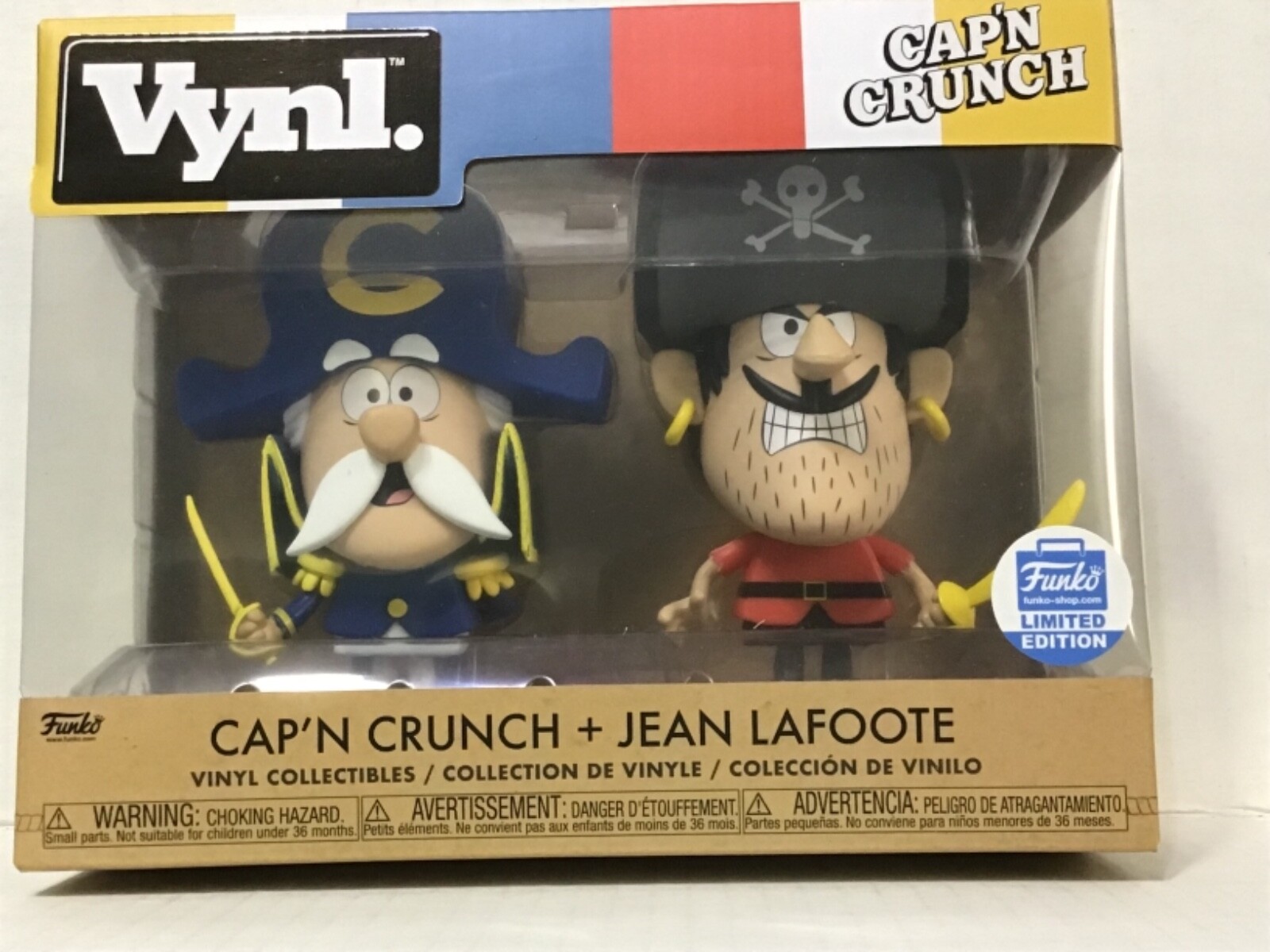 ☆ファンコ☆ JEAN LAFOOTE & CAP‘N CRUNCH 2個セット Funko Pop! Vynl.: Cap'n Crunch & Jean LaFoote 2-pack