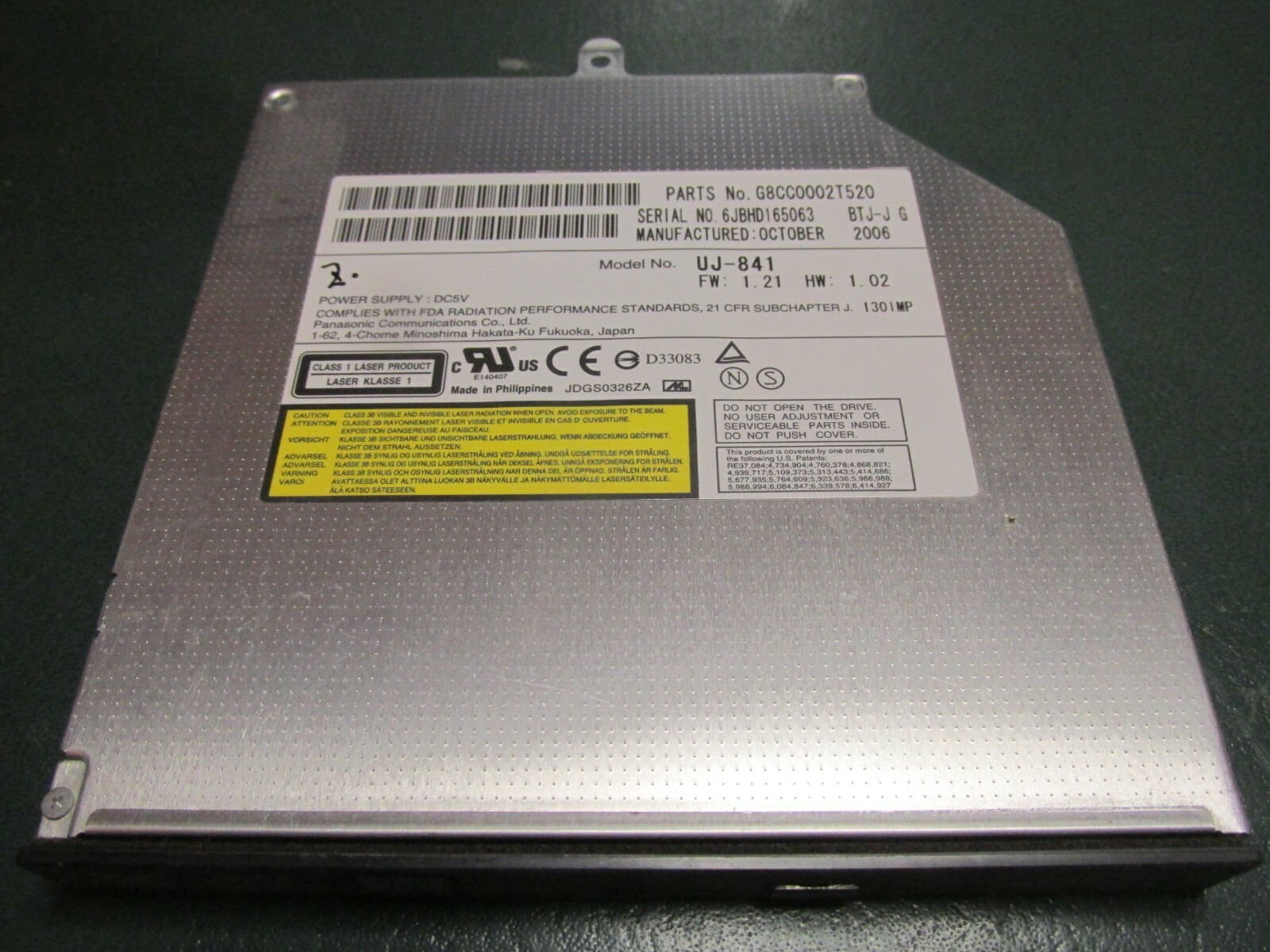 CD•DVD DVD Super Multi Drive UJ-841 *FREE SHIPPING* | eBay