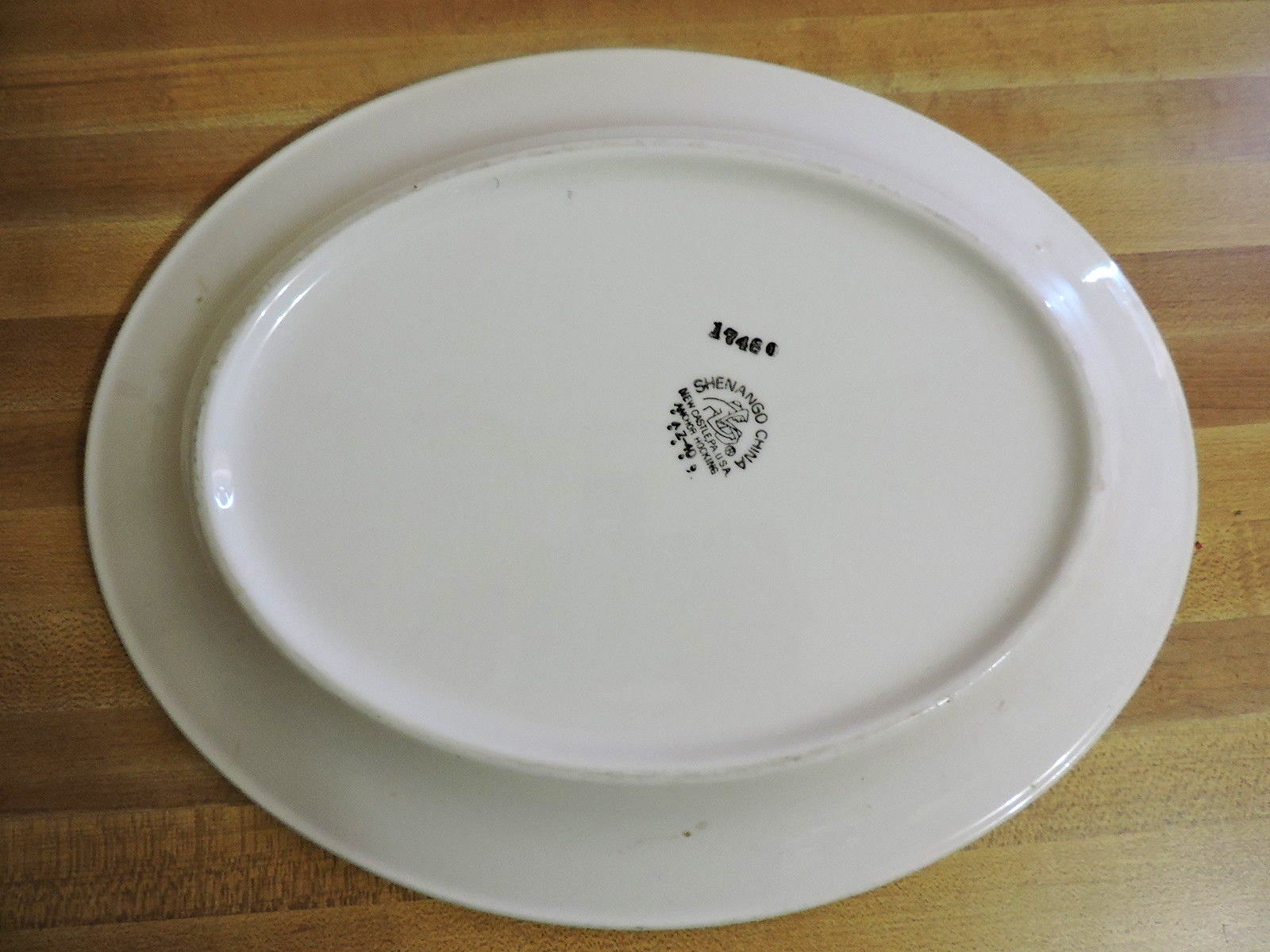 Shenango China Restaurant Ware Oval Platter Plate New Castle Pa. Restaurantware