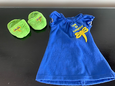 Retired American Girl Doll Lanie Pajamas Nightgown and Slippers eBay