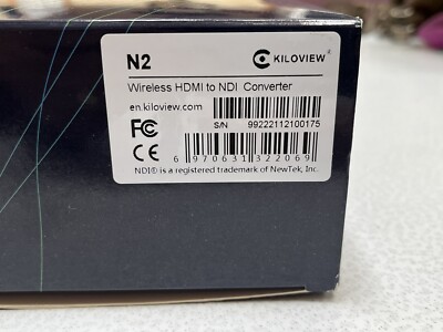Kiloview N2 Wireless HDMI to NDI Converter/Encoder *OPEN-BOX*