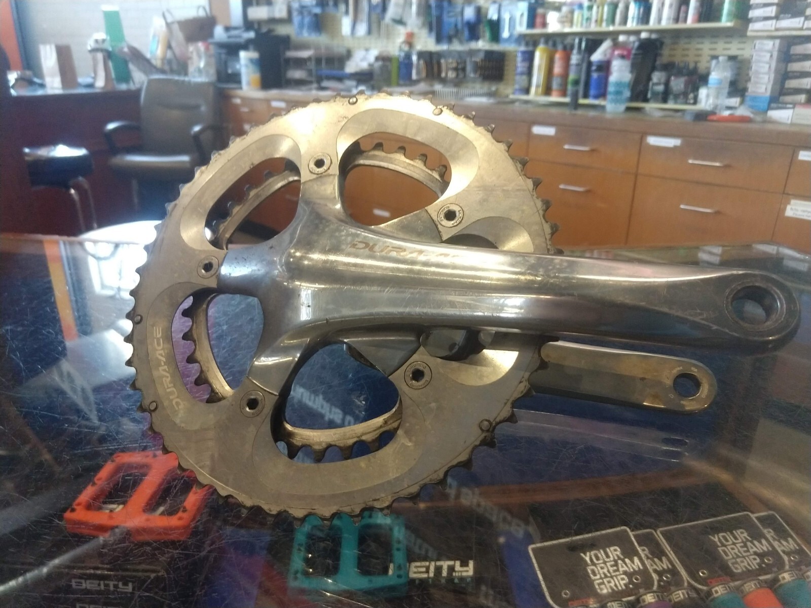 パーツ SHIMANO WH-7800 10s DURA-ACE FRONT SHIMANO DURA ACE WH-7800 WHEEL VINTAGE OLD CLINCHER