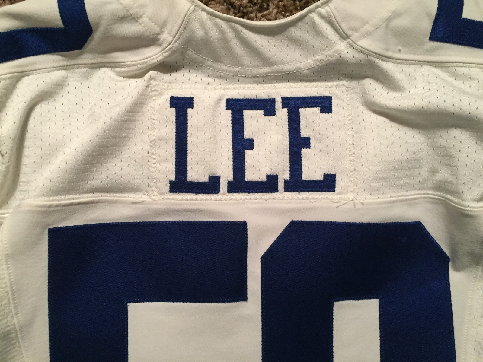 SEAN LEE DALLAS COWBOYS WHITE NIKE GAME JERSEY