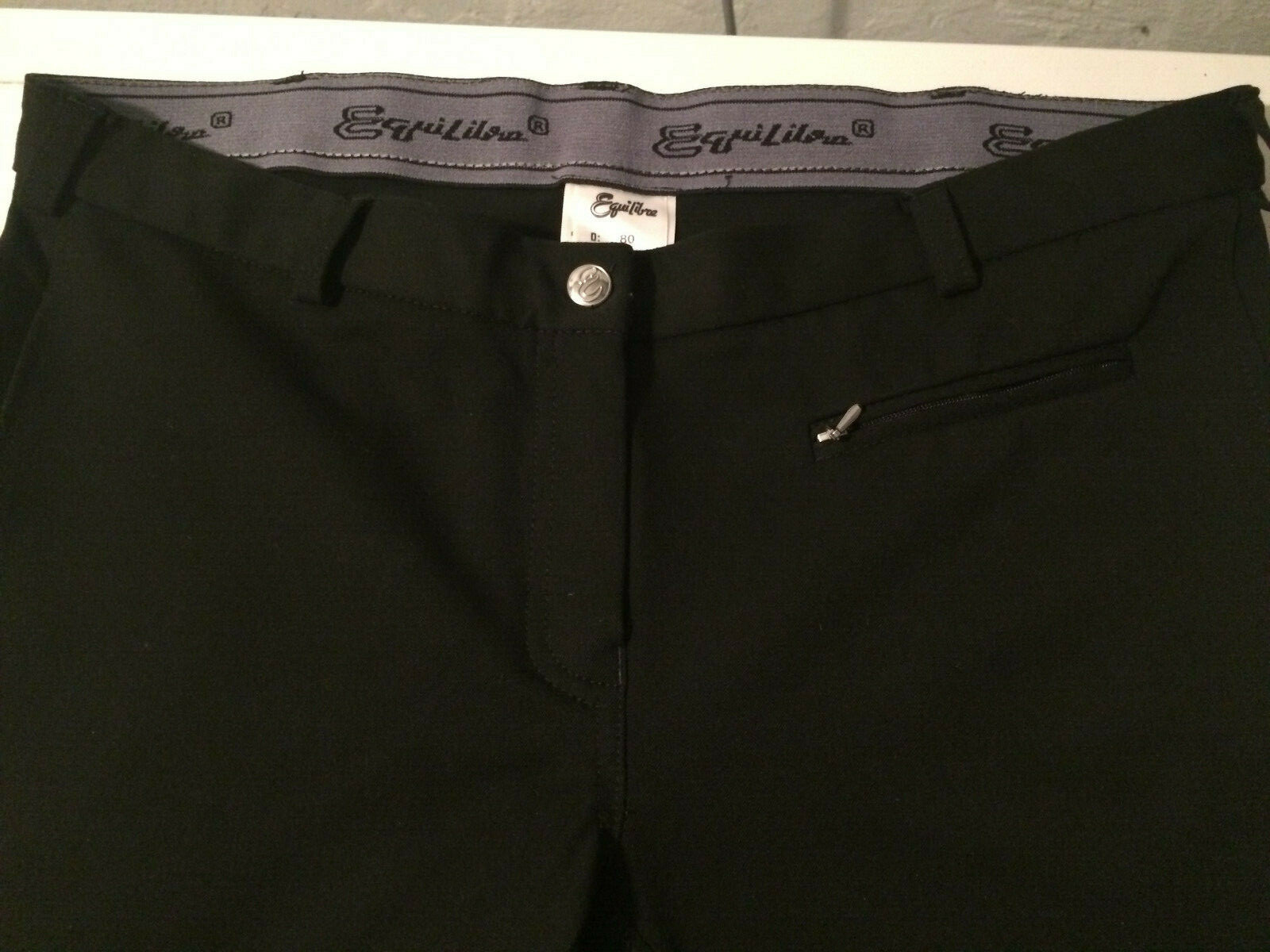 Damen Reithose Vollbesatz  Equilibre  schwarz    Neu