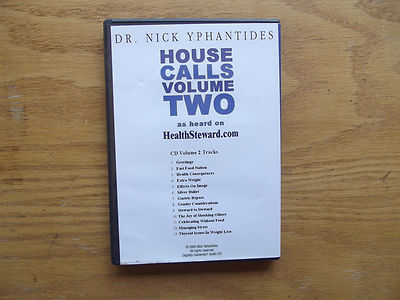 House Calls  Volume 2 With Dr. Nick Yphantides (Audio CD, 2005) 13 Tracks