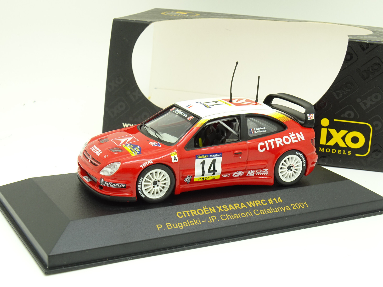 IXO Citroën Xsara WRC 限定版ミニカー Citroen Xsara Wrc #18 2003 Winner Rally San Remo Ixo S Loeb