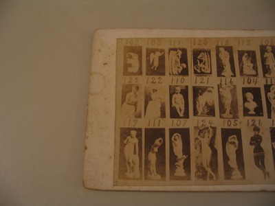 Photographer Ordering Catalog Cabinet Card Photo cdii Sculpture Stage