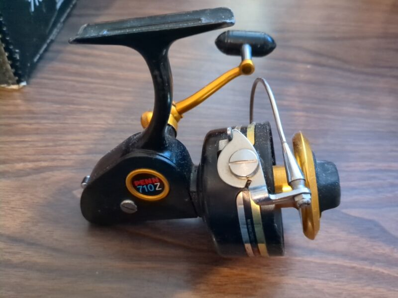 Penn 710Z fishing reel with box. Serviced. Great Condition 