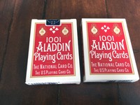 12 DECKS 1001 Aladdin smooth finish playing cards FREE USA SHIPPING ON 2ND BRICK