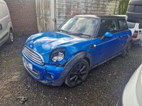 2011 MINI 1.6 Cooper D Pimlico 3dr. Spares or repairs . Damaged diesel