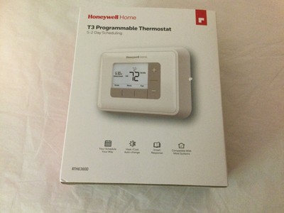 HONEYWELL HOME TS PROGRAMMABLE THERMOSTAT  RTH63600 used a couple of months