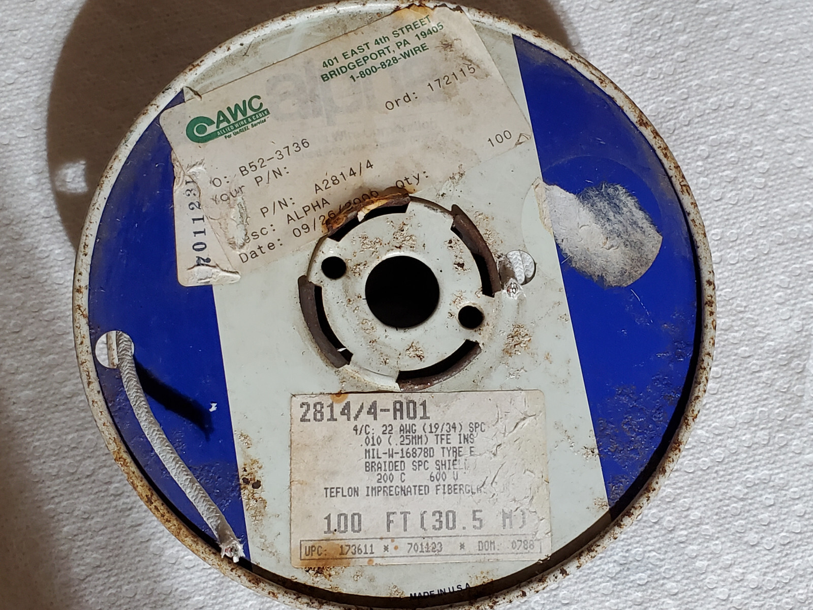 Alpha 2814/4 High/Low Temperature Cable (1FT Per) | eBay
