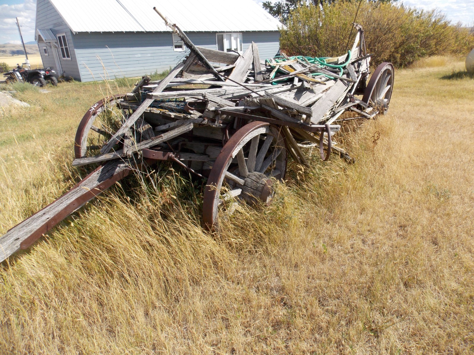 horse drawn wagon frame
