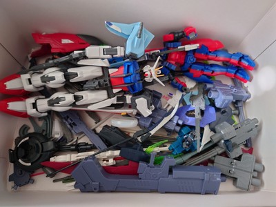 Built gunpla lot HG NG 1/100 1/144 mostly weapons