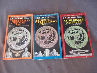 E.R. EDDISON Zimiamvian Trilogy Mistress Fish Dinner Mezentian Ballentine rd46